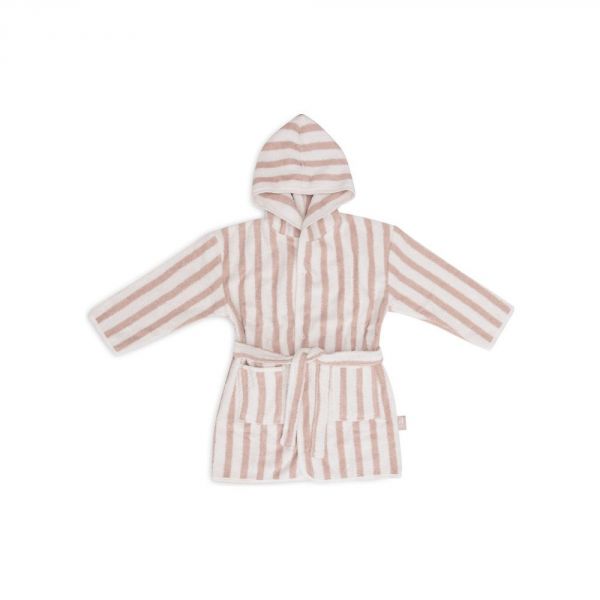 Peignoir enfant éponge 3-4 ans Stripe Wild Rose