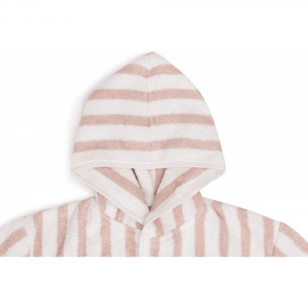 Peignoir enfant éponge 3-4 ans Stripe Wild Rose