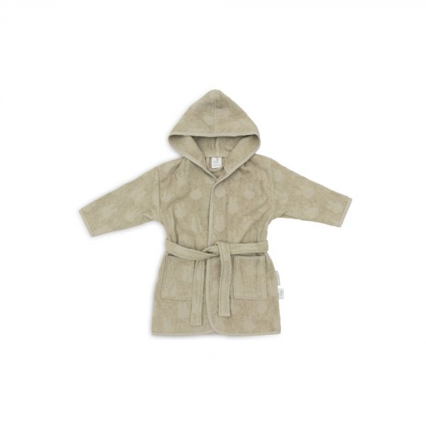 Peignoir éponge 1-2 ans Miffy Jacquard Olive