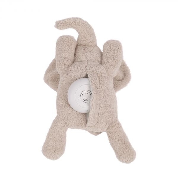 Peluche bruits blancs rechargeable George l'éléphant beige