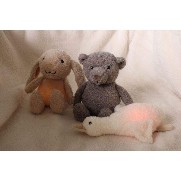 Peluche douce lumineuse Liva l'oie