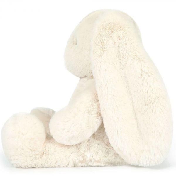 Peluche ultra douce lapin 40 cm - Crème