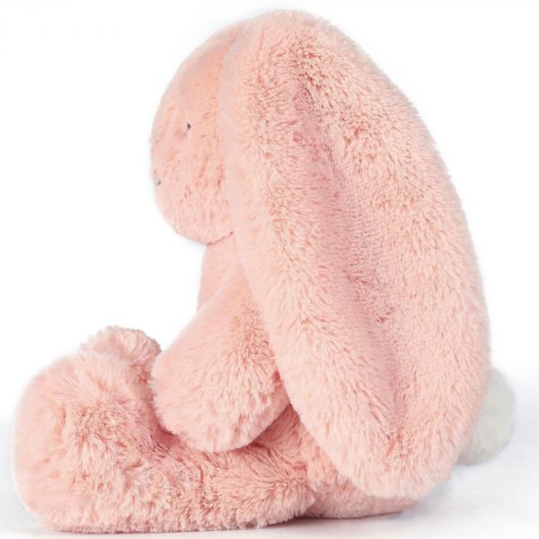 Peluche ultra douce lapin 40 cm - Rose