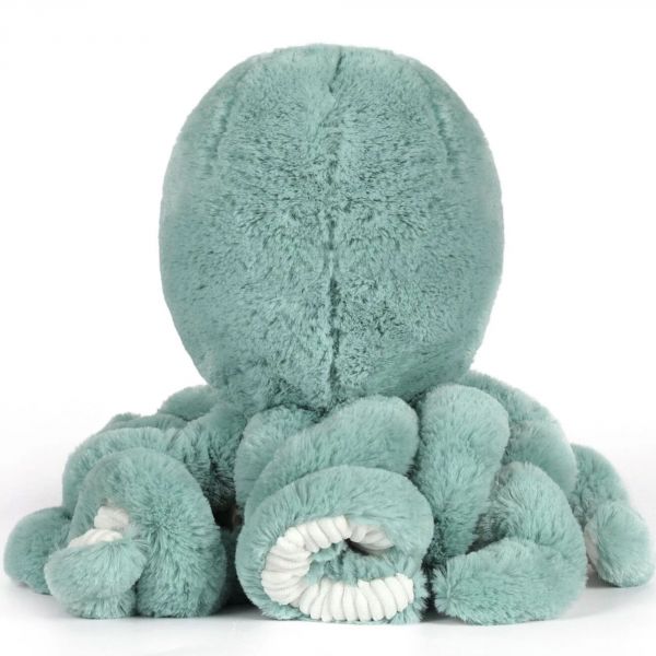 Peluche ultra douce poulpe 25 cm - Bleu céladon