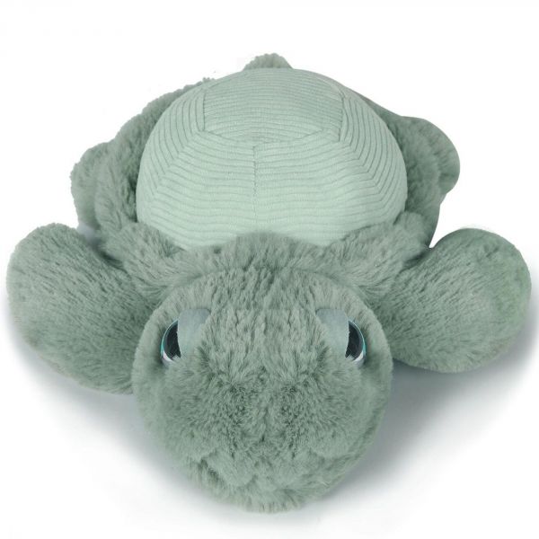 Peluche ultra douce Tortue 33 cm - Sauge