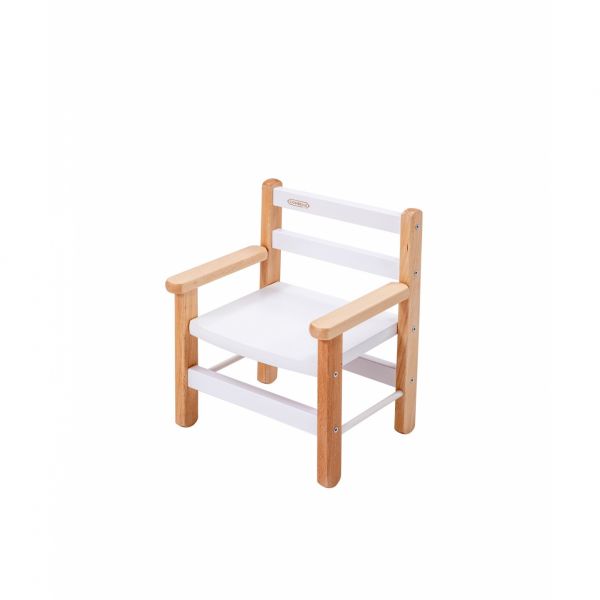 Petit fauteuil enfant avec accoudoirs Juliette Hybride blanc