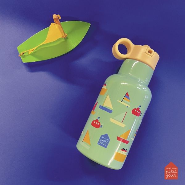 Gourde enfant  Isotherme Les Bateaux