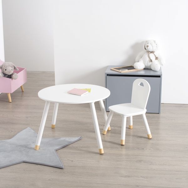 Table enfant Douceur Blanche