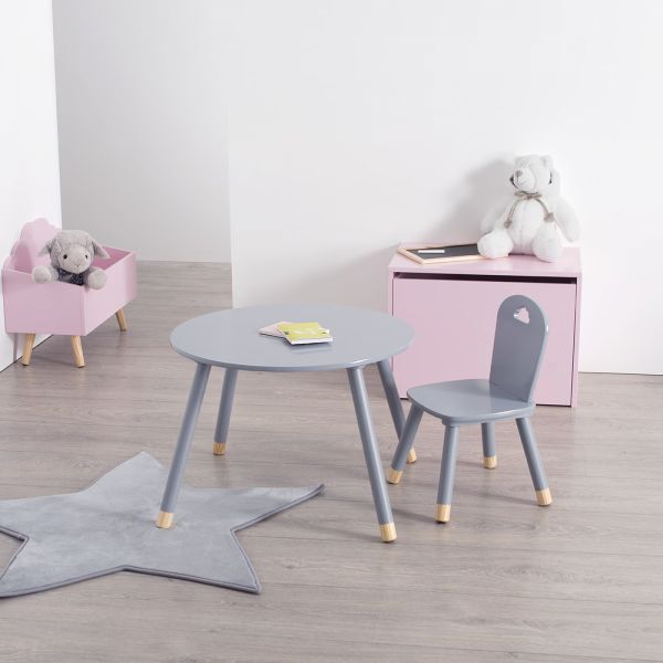 Table enfant Douceur Grise