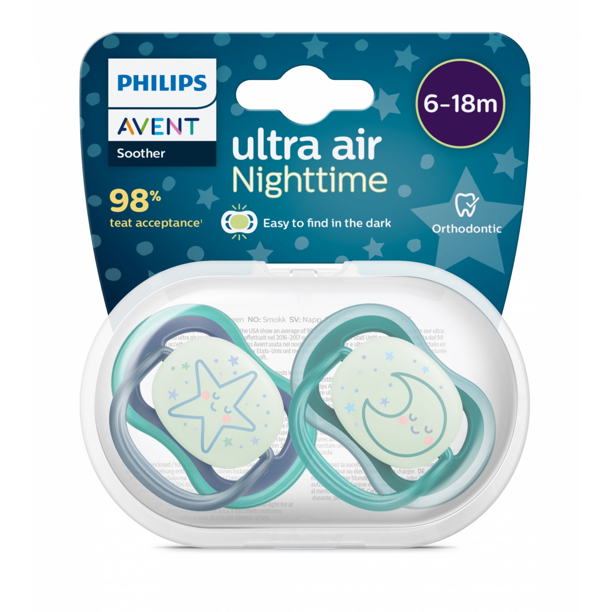 2 Sucettes Ultra Air Nuit, Philips Avent de Philips Avent