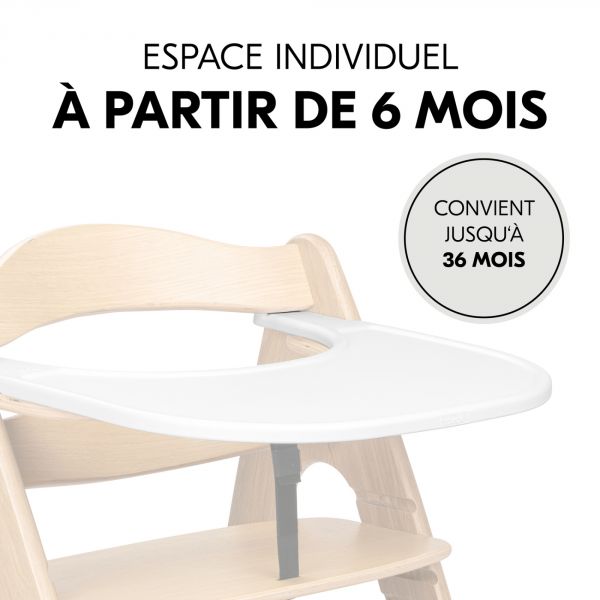 Plateau pour chaise haute en bois Arketa Click Tray