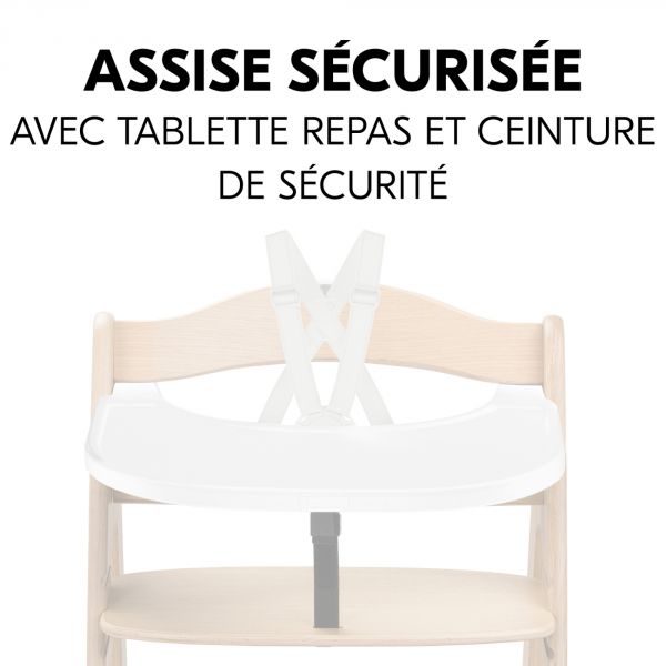 Plateau pour chaise haute en bois Arketa Click Tray