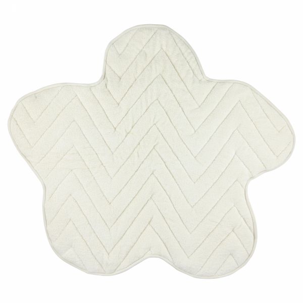 Tapis d'éveil bébé fleur Teddy Almond