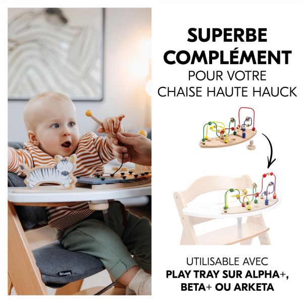 Jeux pour plateau de chaise haute en bois Play Moving