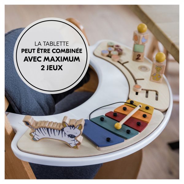 Jeux pour plateau de chaise haute en bois Play Moving