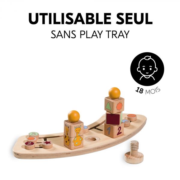 Jeux pour plateau de chaise haute en bois Play Sorting