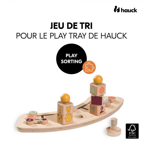 Jeux pour plateau de chaise haute en bois Play Sorting