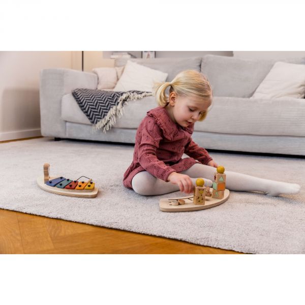 Jeux pour plateau de chaise haute en bois Play Sorting