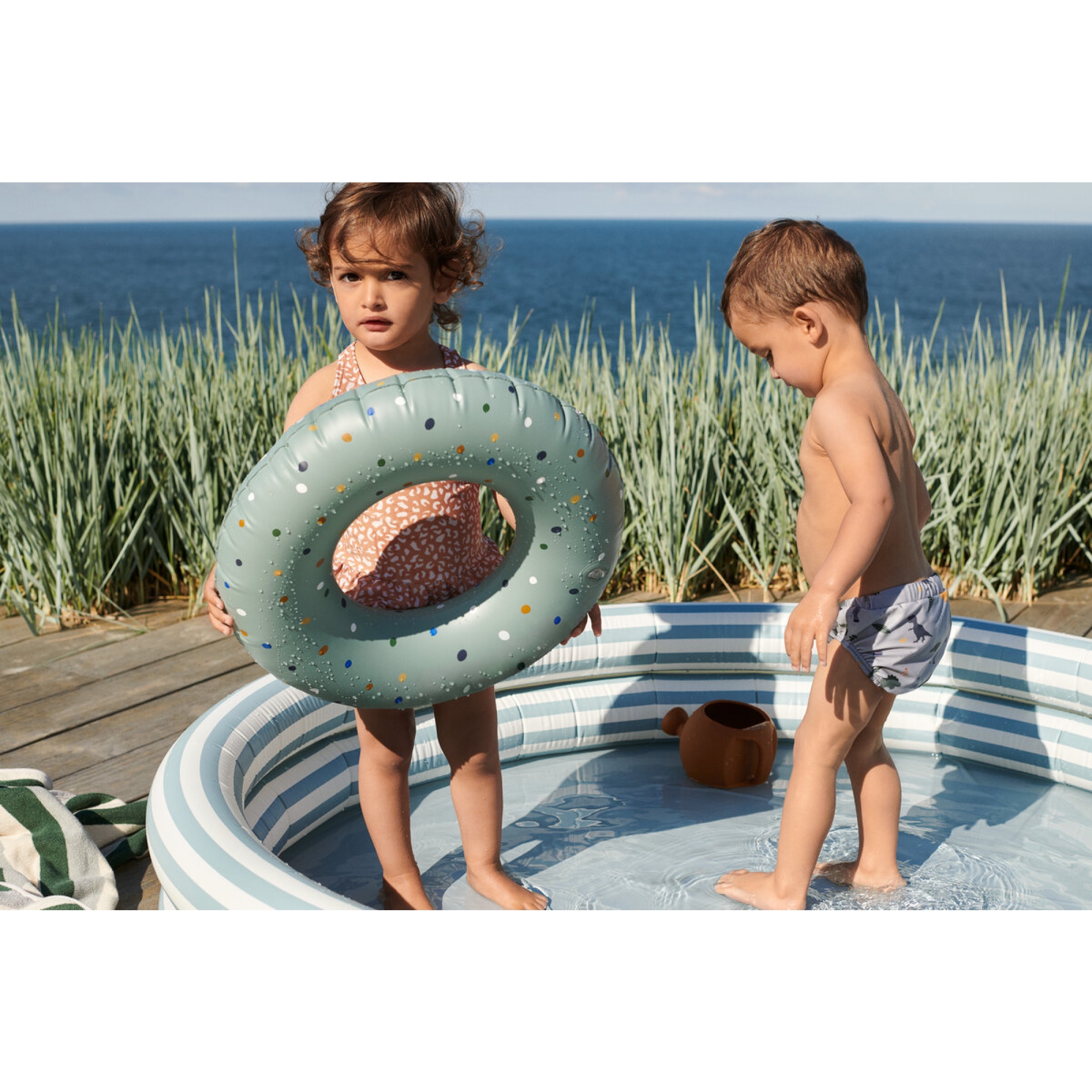 Liewood Piscine Gonflable Savannah Sea Blue Made In Bebe