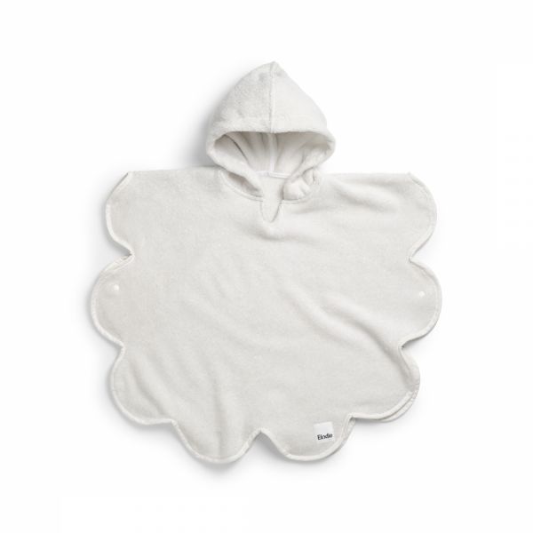 Poncho de bain bébé Vanilla White Flower