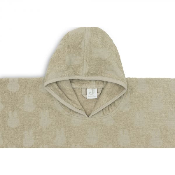 Poncho de bain éponge Miffy Jacquard Olive