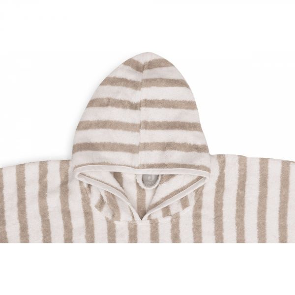 Poncho de bain éponge Stripe Olive