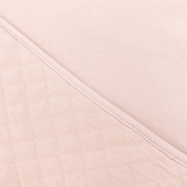 Poncho chaud de voyage Pady quilted jersey Blush