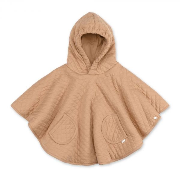 Poncho chaud de voyage Pady quilted jersey Beige