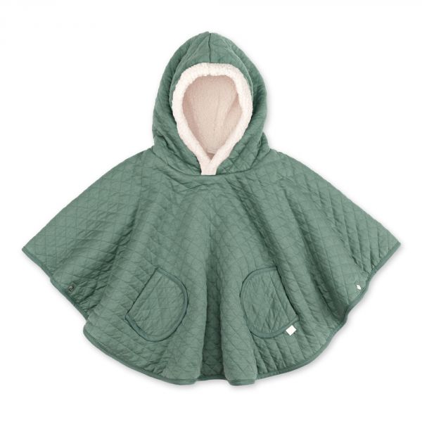 Poncho chaud de voyage Pady quilted Green