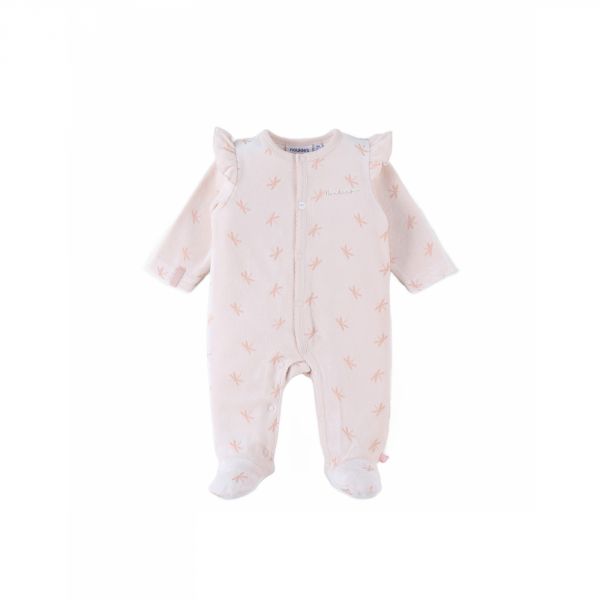 Pyjama bébé en velours Popsie 3 mois