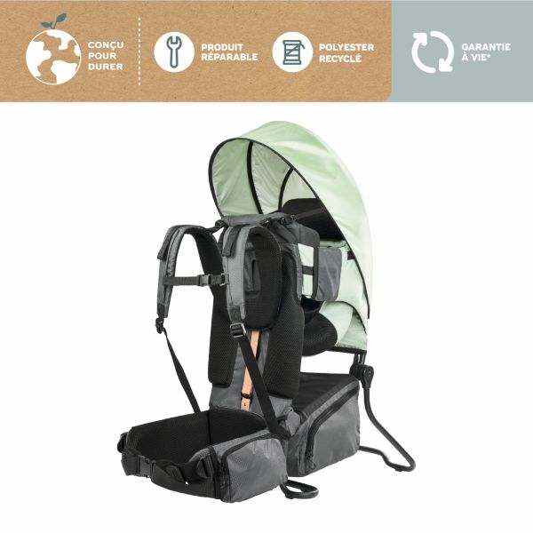 Porte bébé de randonnée Moov & Hike Vert sauge