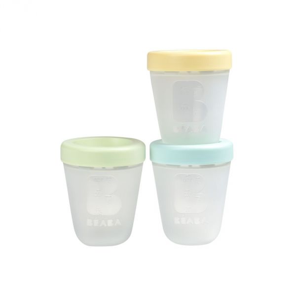 Beaba Pot De Conservation Portion Verre 150 Ml Blue Made In Bebe