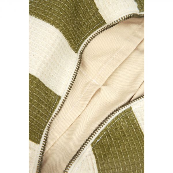 Sac banane Portofino Pistachio stripes waffle