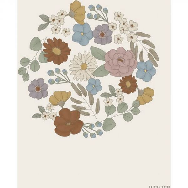 Poster A3 - Vintage Little Flowers