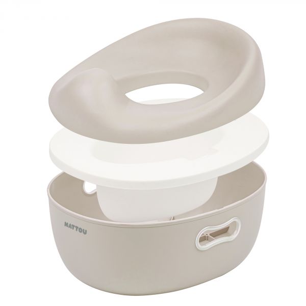 Pot d'apprentissage Potty 3 en 1 beige