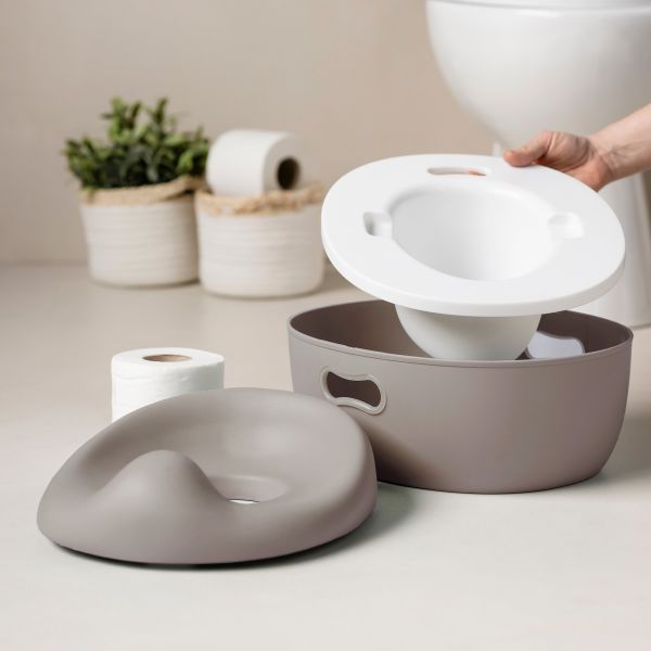 Pot d'apprentissage Potty 3 en 1 Taupe