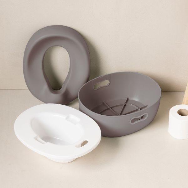 Pot d'apprentissage Potty 3 en 1 Taupe