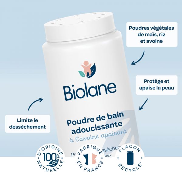 Poudre de bain bébé 75 g