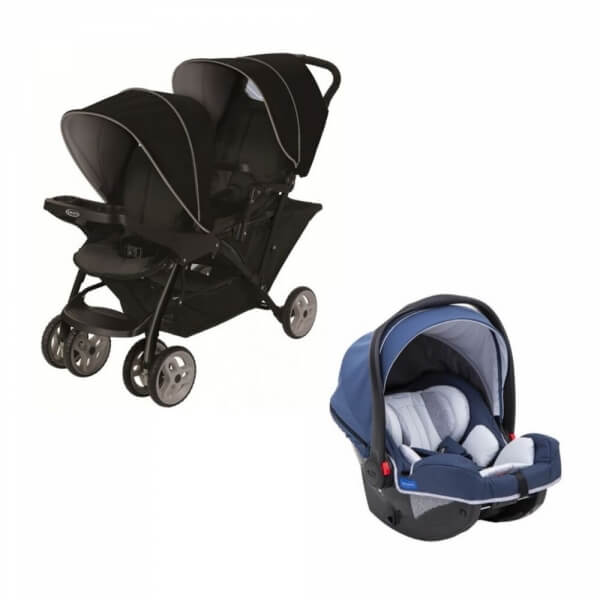 graco double poussette