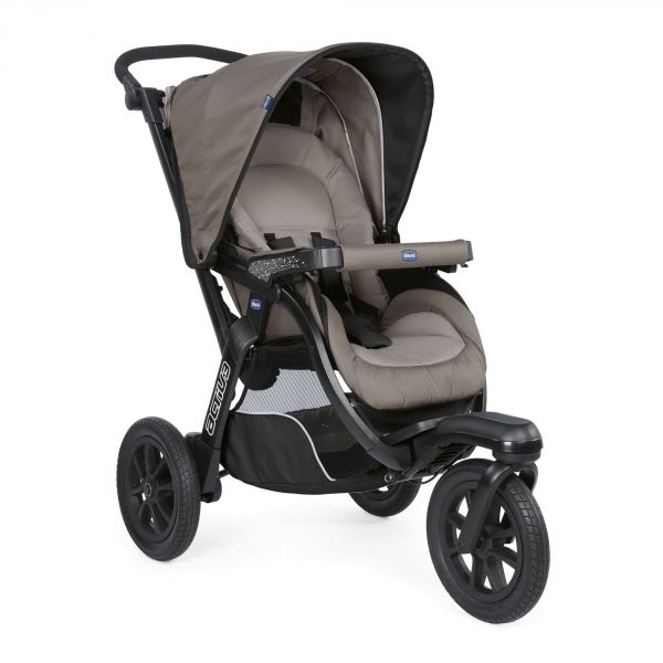 Poussette duo Activ3 Dark Beige + siège auto First seat Recline i-Size Amber glow