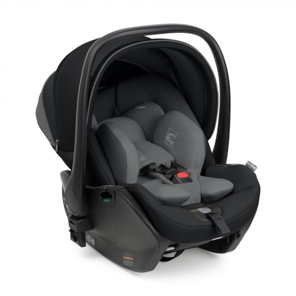 Poussette duo Activ3 Jet Black+ siège auto First seat Recline i-Size Black satin