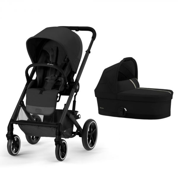 Poussette duo Balios S Lux Moon Black + Nacelle Cot S