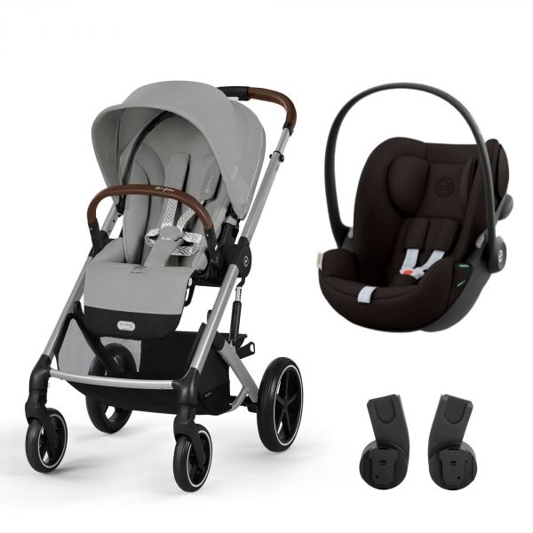 Poussette duo Balios S Lux 3 Stone Grey + Siège auto Cloud G i-Size