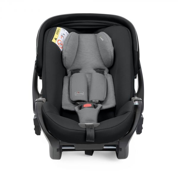 Poussette duo Bellagio + siège auto First Seat Recline i-Size black satin