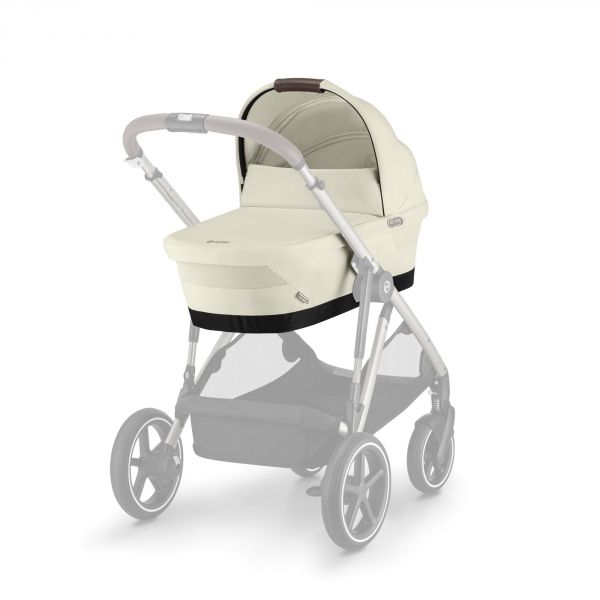 Poussette duo e-Gazelle S Seashell Beige + Nacelle S