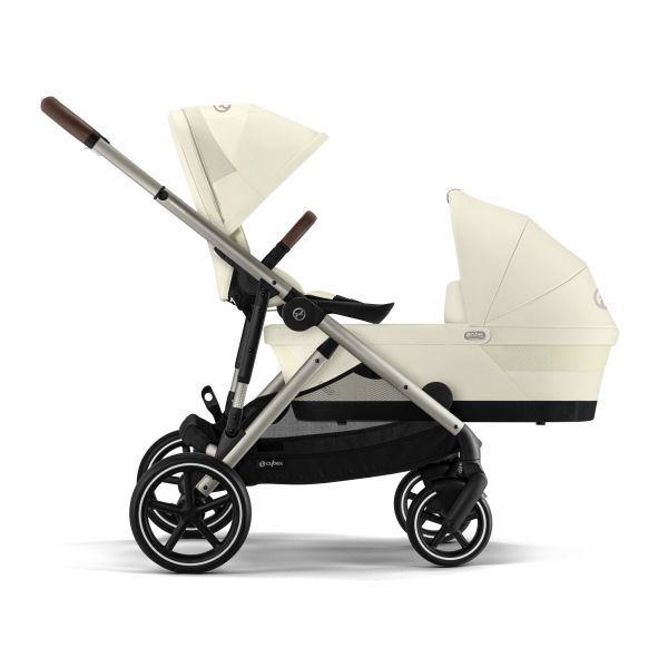 Poussette duo e-Gazelle S Seashell Beige + Nacelle S