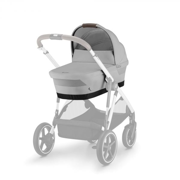 Poussette duo e-Gazelle S Stone Grey + Nacelle S