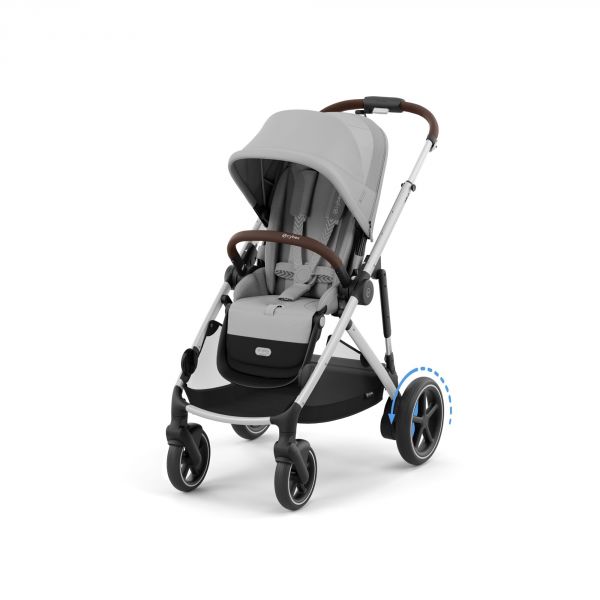 Poussette duo e-Gazelle S Stone Grey + Nacelle S