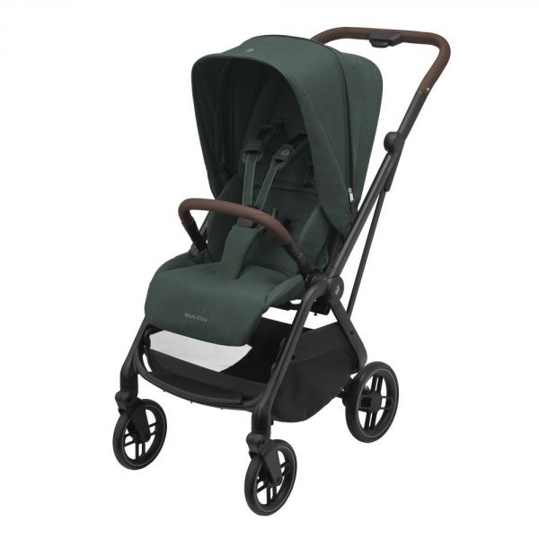 Poussette duo Leona² + siège auto Pebble 360 Twillic Green