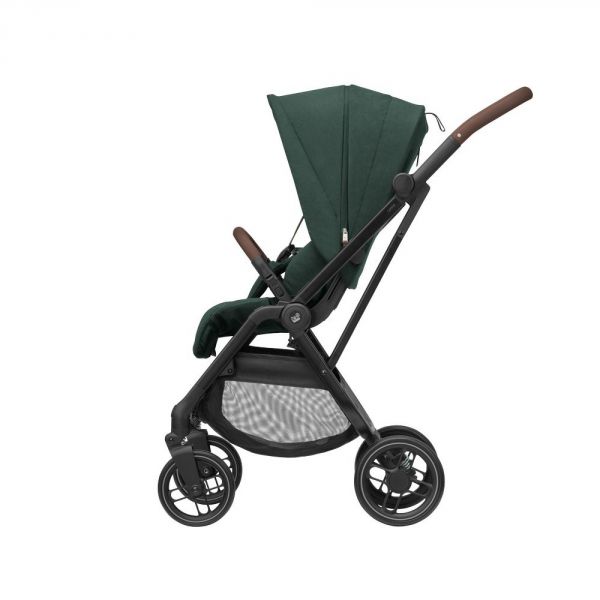 Poussette duo Leona² + siège auto Pebble 360 Twillic Green